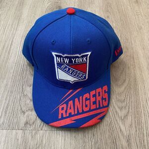 New York Rangers New Era Snapback Hat - Vintage Hockey -‎ Blue